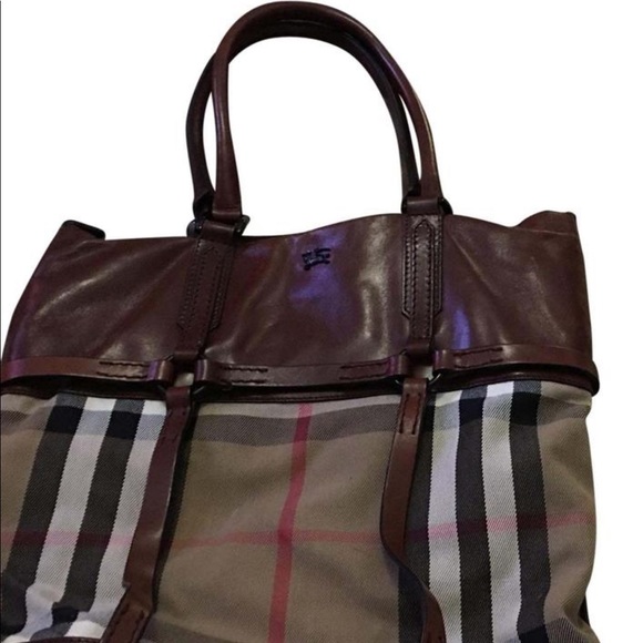 Like New Burberry Bridle Tote - Picture 2 of 13